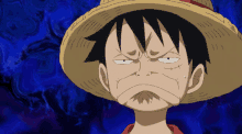 Luffy One Piece GIF - Luffy One Piece Disappointed GIFs