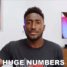 Huge Numbers Marques Brownlee GIF - Huge Numbers Marques Brownlee Vast Numbers GIFs