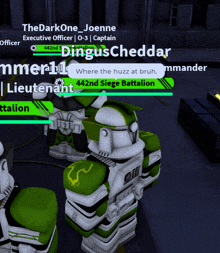 a screenshot of a video game with the name dinguscheddar on the bottom