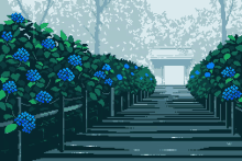 Pixel Rain GIF - Pixel Rain Flowers GIFs