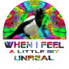 Feel Unreal Funny Animals Sticker - Feel Unreal Funny Animals Stickers
