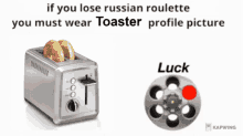 Toaster Roulette GIF - Toaster Roulette Toaster Profile Picture GIFs