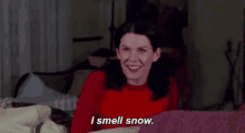 December GIF - December I Smell Snow GIFs