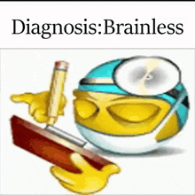 Diagnosis Brainless GIF