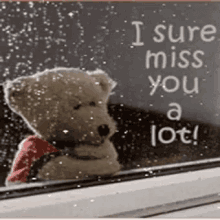 I Miss You A Lot Snowing GIF - I Miss You A Lot Snowing Bear GIFs