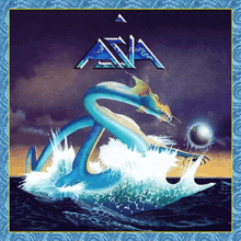 a painting of a dragon with the letters a and aa above it