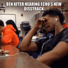 Ben Echo Funny Cry Ben After Hearing GIF - Ben Echo Funny Cry Ben After Hearing Echos New Disstrack GIFs