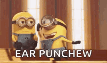 Face Punch Punch GIF - Face Punch Punch Minions GIFs
