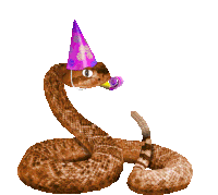 Birthday Snake Happy Birthday Sticker - Birthday Snake Happy Birthday Snake Party Stickers