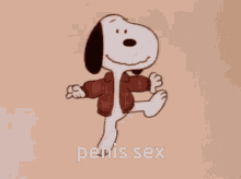 Penis Sex Snoopy GIF - Penis Sex Snoopy Dance GIFs