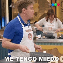 Me Tengo Miedo Aquiles GIF - Me Tengo Miedo Aquiles Master Chef Argentina GIFs