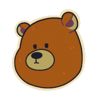 Unamused Bear Sticker - Unamused Bear Stickers