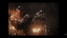 a screen shot of a movie with a shield on the bottom