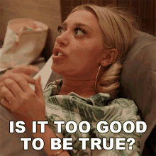 Is It Too Good To Be True Bethan Kershaw GIF - Is It Too Good To Be True Bethan Kershaw All Star Shore GIFs