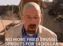 no more fried brussel sprouts no more fried no more no fried brussel sprout