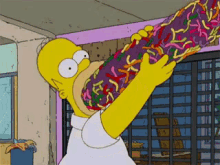 Eating Homer Simspon GIF - Eating Homer Simspon The Simsons GIFs