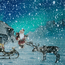 Rudolph Santa Claus GIF