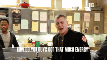 how do you guys got that much energy david eigenberg christopher herrmann chicago fire dont you get tired