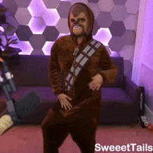 Sweeettails Chewie Dance GIF