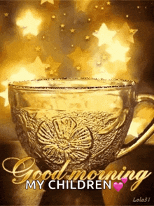Glitter Good Morning GIF - Glitter Good Morning Cup GIFs