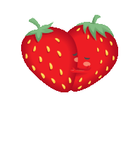 I Love You Love Sticker - I Love You Love Strawberry Stickers