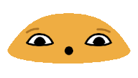 a cartoon drawing of a face with pink stars in its eyes
