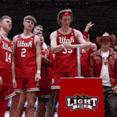 Utah Basketball Runnin Utes GIF - Utah Basketball Runnin Utes Branden Carlson GIFs
