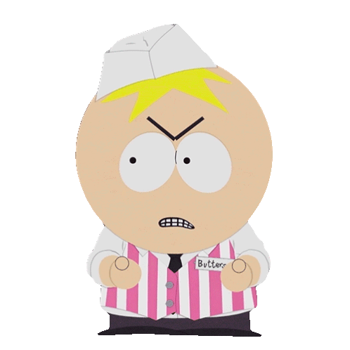 Mad Butters Stotch Sticker - Mad Butters Stotch South Park Dikinbaus Hot Dogs Stickers
