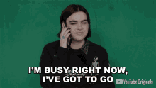 Im Busy Right Now Ive Got To Go GIF - Im Busy Right Now Ive Got To Go Benee GIFs