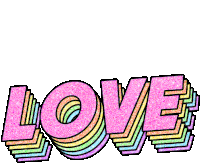 Love Colorful Sticker - Love Colorful Stickers