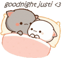 goodnight love cats smooch