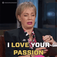 I Love Your Passion Arlene Dickinson GIF