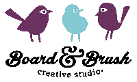 Board & Brush Creative Studio Birds Sticker