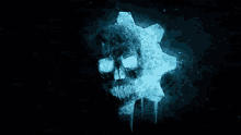 Skull Blue GIF - Skull Blue GIFs