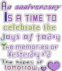 anniversary greeting heart hopes of tomorrow