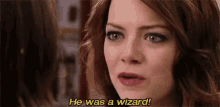 Emma Stone Good Omens GIF - Emma Stone Good Omens Its Above Me Now GIFs