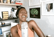 Good Up Podcast Black Woman Laughing GIF - Good Up Podcast Black Woman Laughing Laugh Reaction GIFs