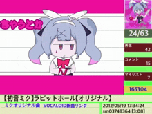 a cartoon of a girl with the number 24/63 on the top right