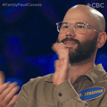 Clapping Hands Mr Stauffer GIF - Clapping Hands Mr Stauffer Family Feud Canada GIFs