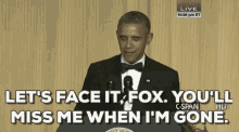 Barack Obama Lets Face It GIF - Barack Obama Lets Face It Fox GIFs