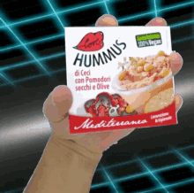 love hummus hand grab yummy mediterranean