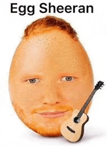Egg Egg Sheeran GIF - Egg Egg Sheeran Guitar GIFs