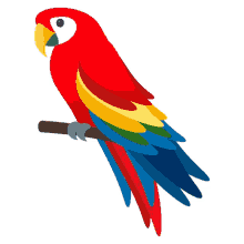 parrot nature joypixels brightly colored birds chatty pet