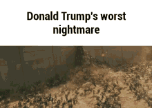 Donald Trump Donald Trumps Worst Nightmare GIF - Donald Trump Donald Trumps Worst Nightmare Wall GIFs
