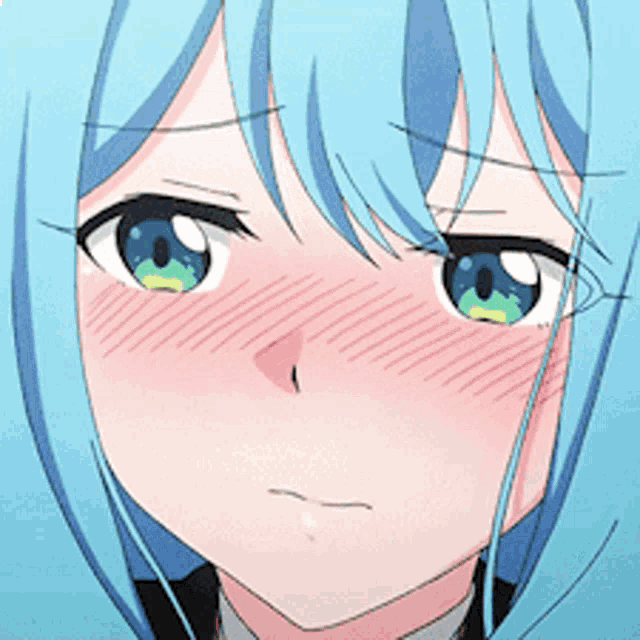 Anime Girl Blue Haired GIF - Anime Girl Blue Haired - Discover & Share GIFs