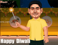 Happy Diwali Lokesh GIF - Happy Diwali Lokesh Diwali GIFs