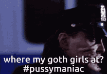 Maniac Cop Goth GIF - Maniac Cop Goth Goth Girls GIFs