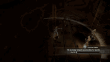 a screenshot of a video game that says increase radius