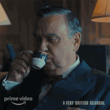 Cup Of Tea George Whigham GIF - Cup Of Tea George Whigham A Very British Scandal GIFs