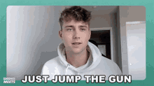 Just Jump The Gun Harry Jowsey GIF - Just Jump The Gun Harry Jowsey Popbuzz GIFs